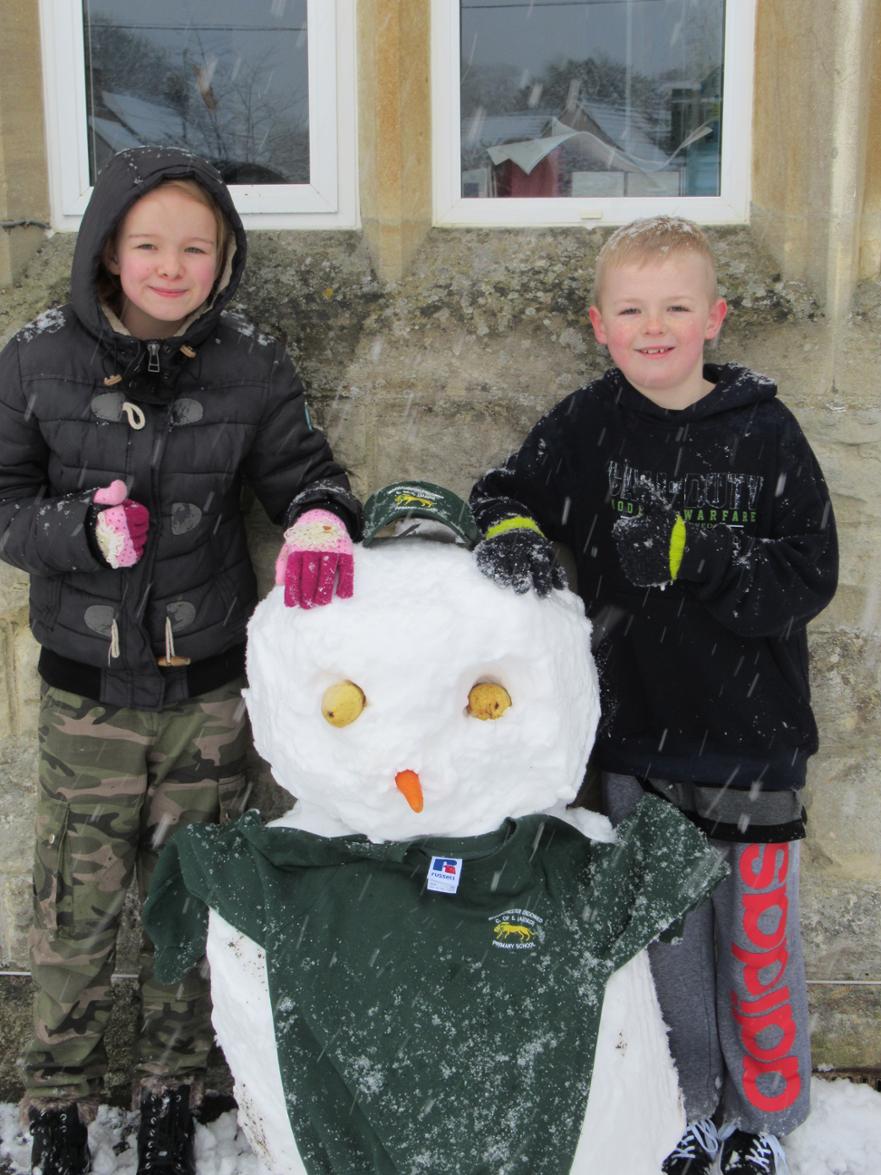 Riley and Ellie snow day.JPG