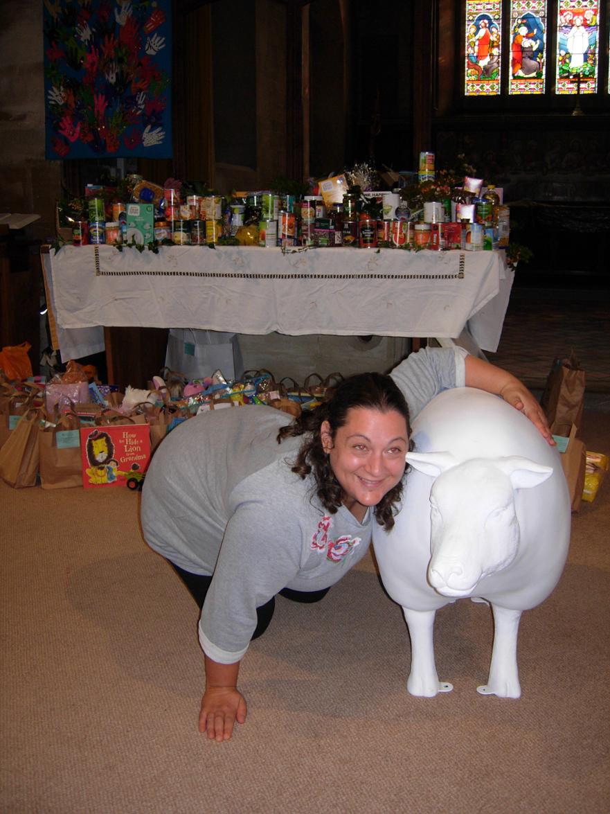 With Vikki from Kids Stuff (Harvest charity).JPG